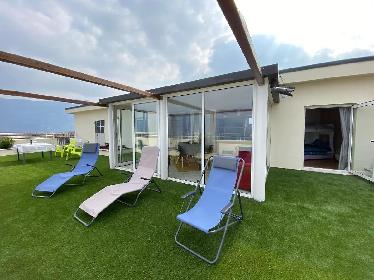 Attico With Big Terrace In Residence With Pool Valbrona