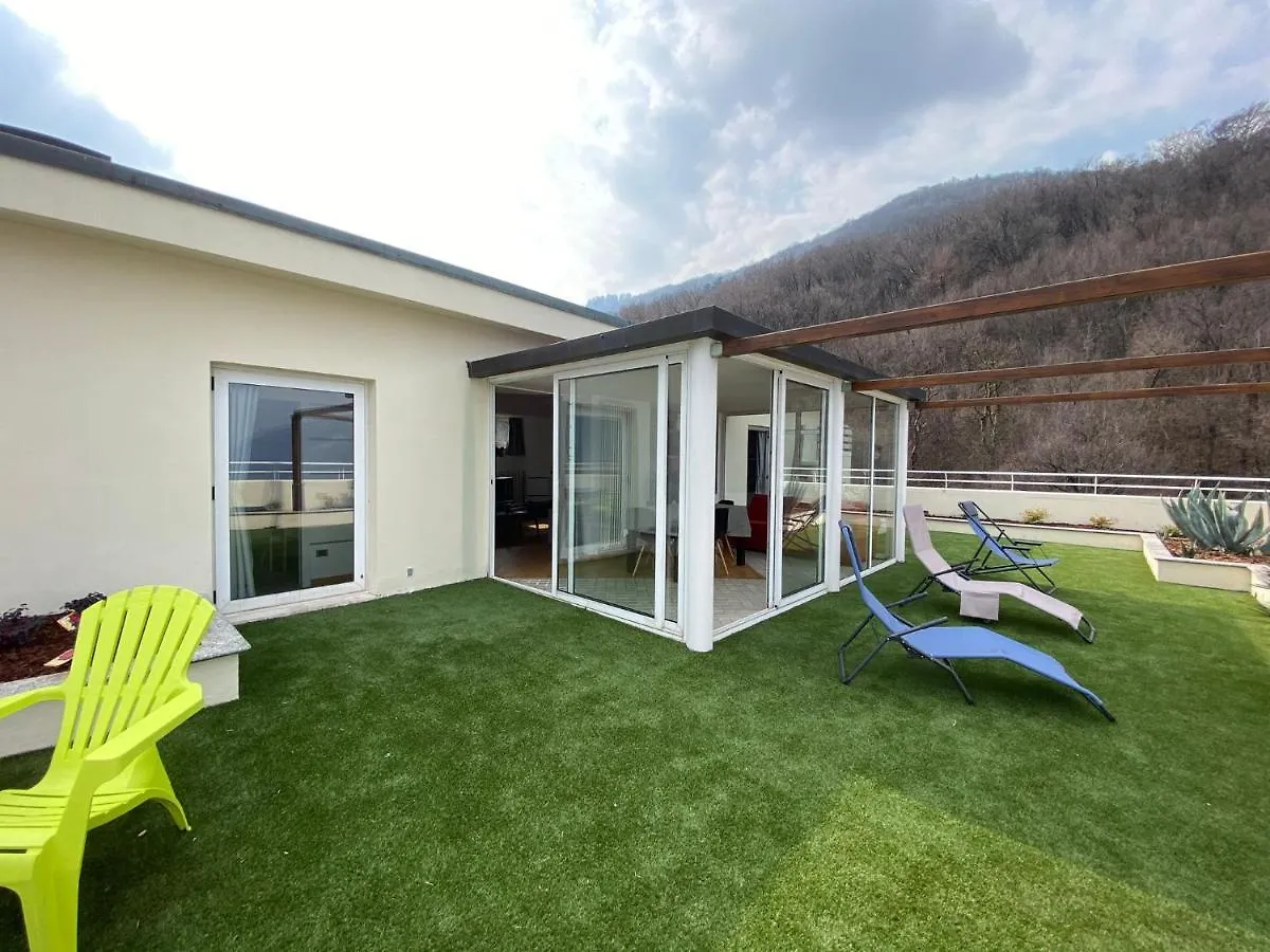 Apartment Attico With Big Terrace In Residence With Pool Valbrona