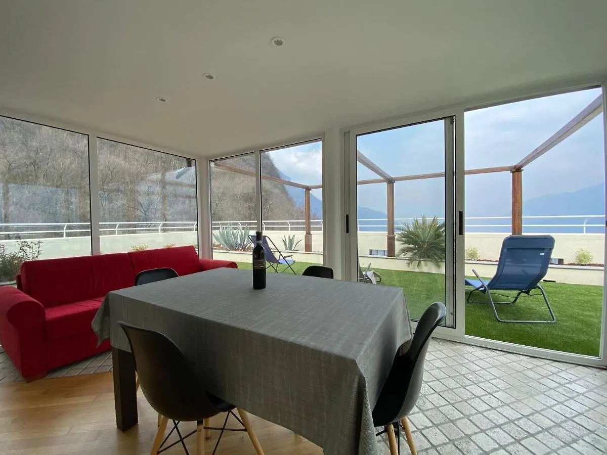 Attico With Big Terrace In Residence With Pool Valbrona 0*,