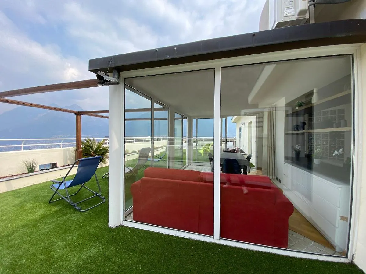 Attico With Big Terrace In Residence With Pool Valbrona